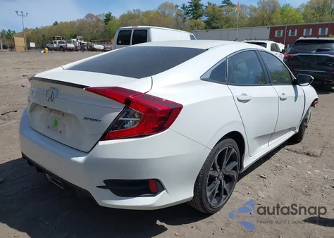 2021 Honda Civic Sport z USA, uszkodzony, nr VIN 2HGFC2F85MH531031